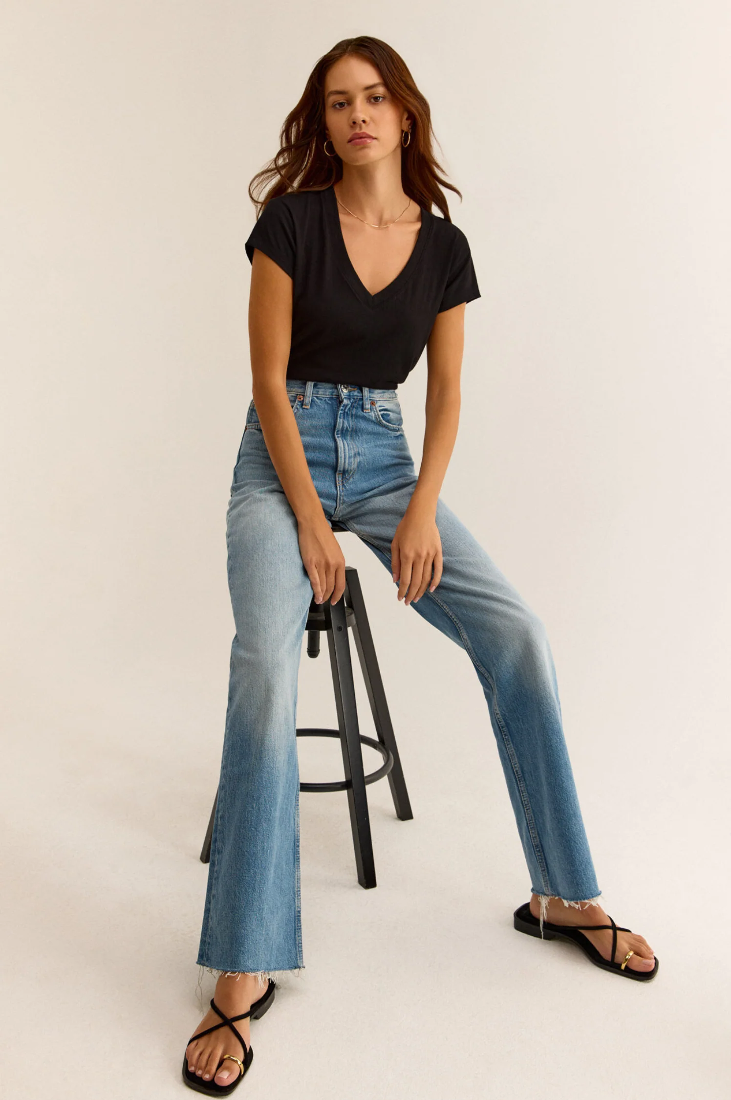 Modern Tri Blend V-Neck Tee - Intensery