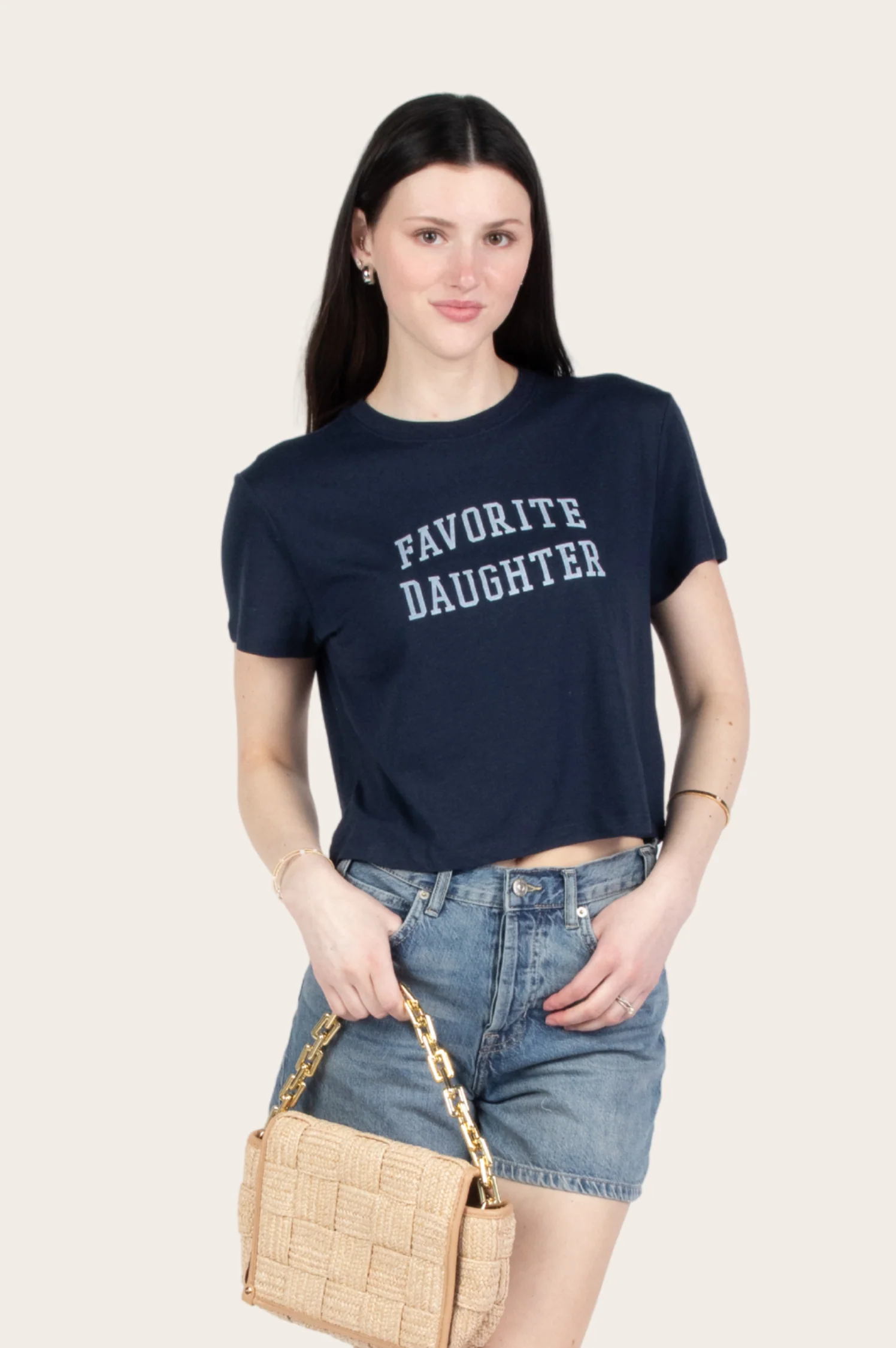 The Cropped Collegiate Tee - Intensery