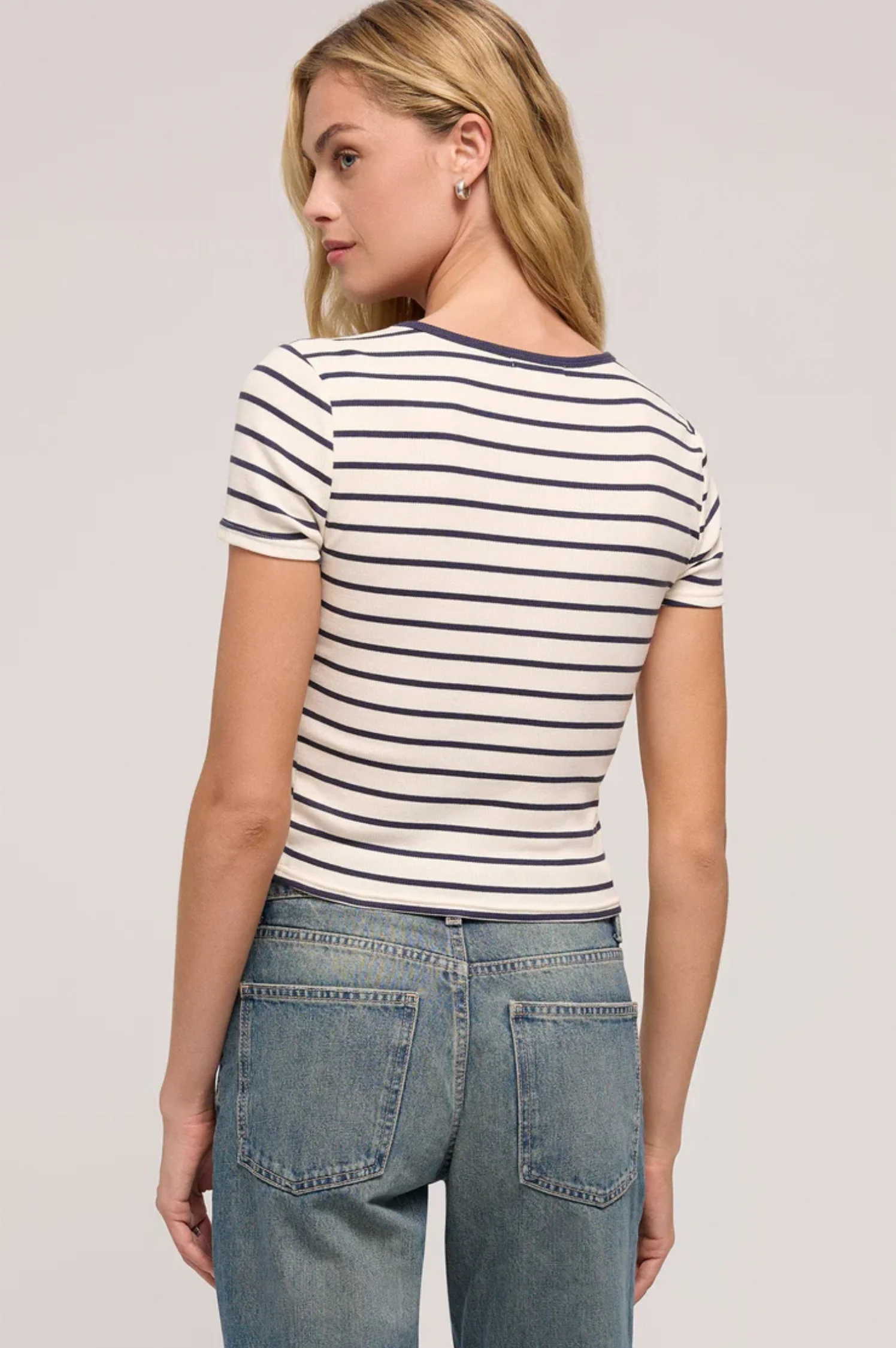 Saxton Striped Tee - Intensery