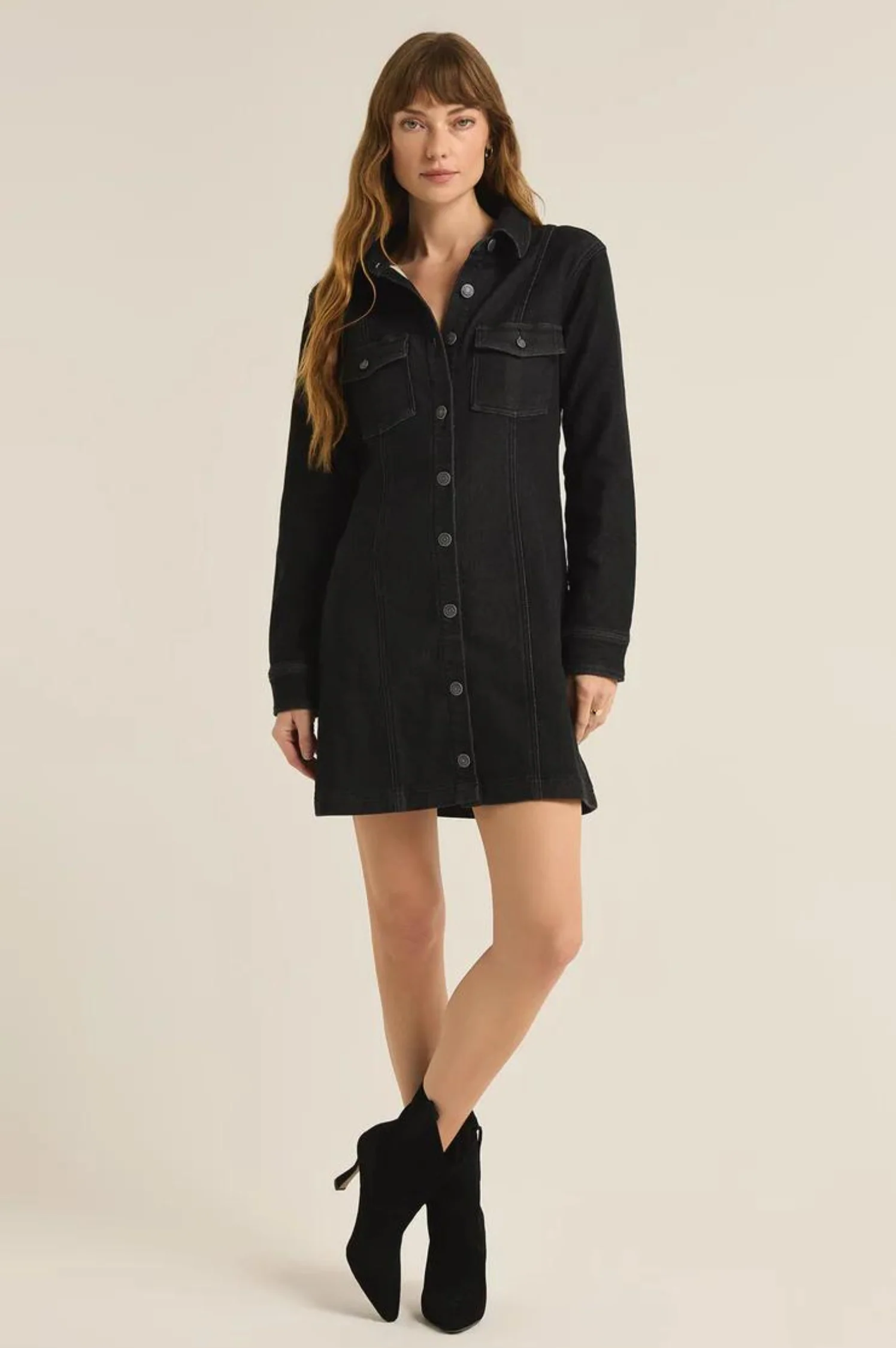 Candice Knit Denim Dress - Intensery