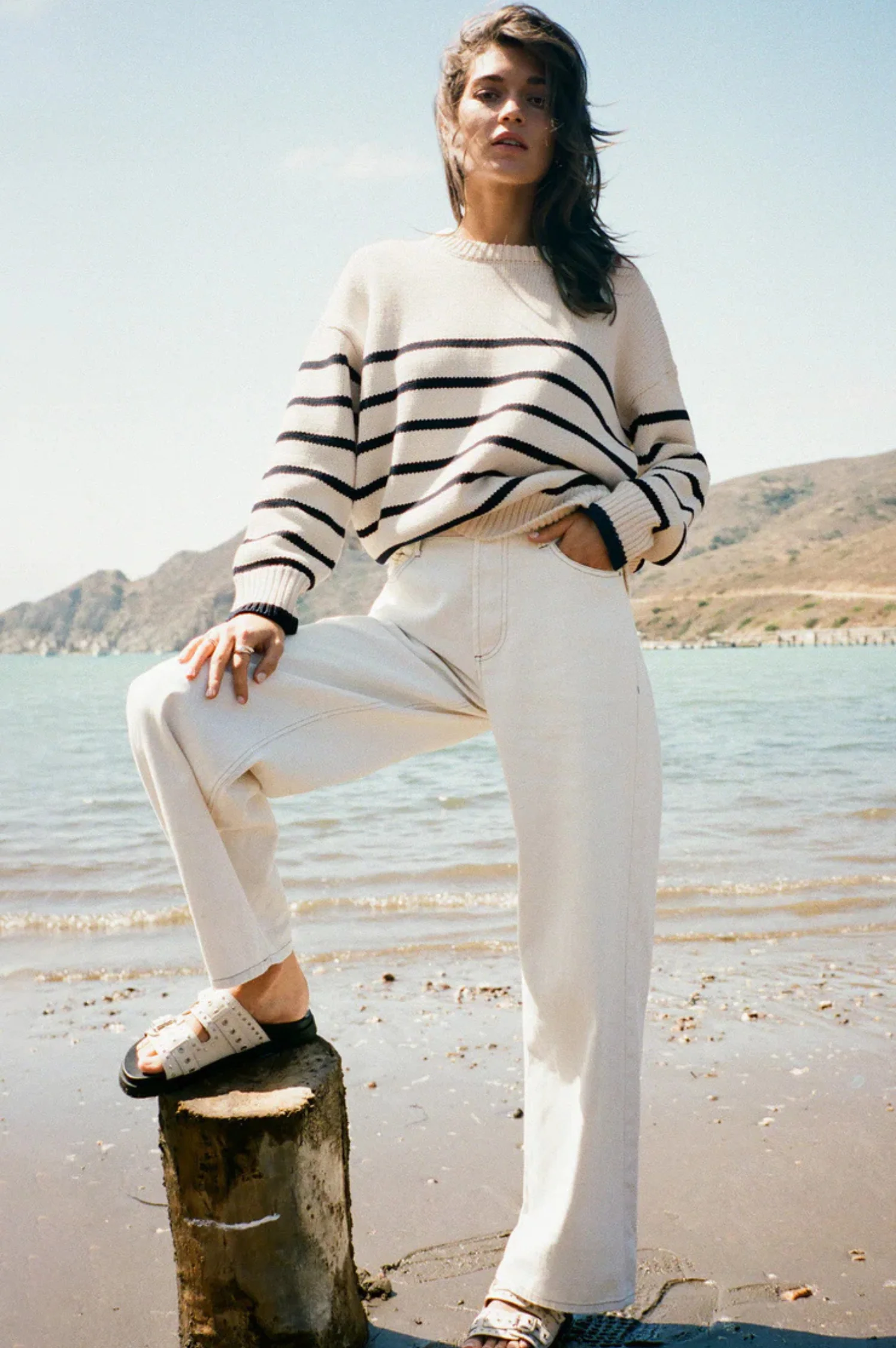 Boyfriend Stripe Sweater - Intensery