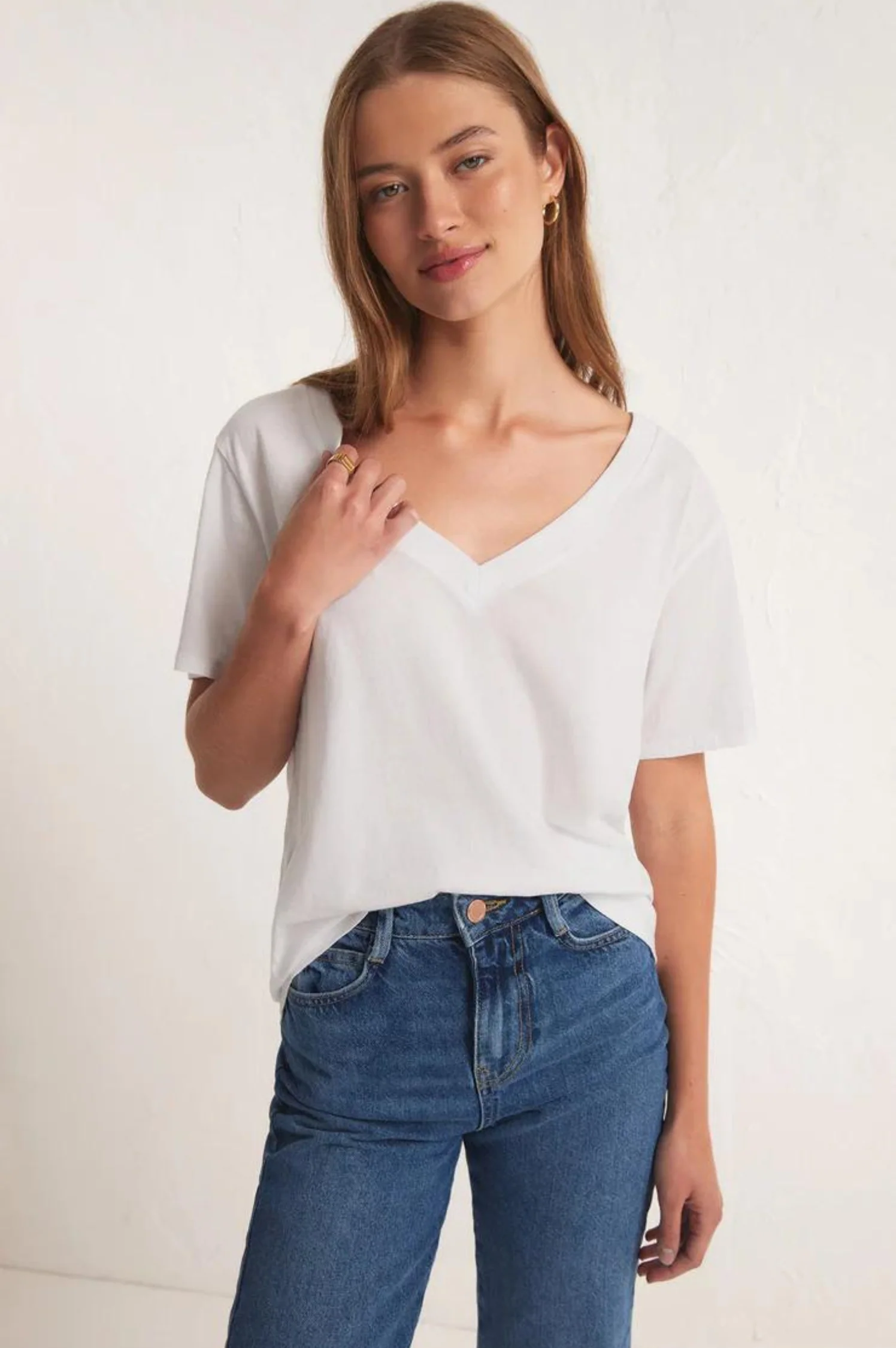 Girlfriend V-Neck Tee - Intensery