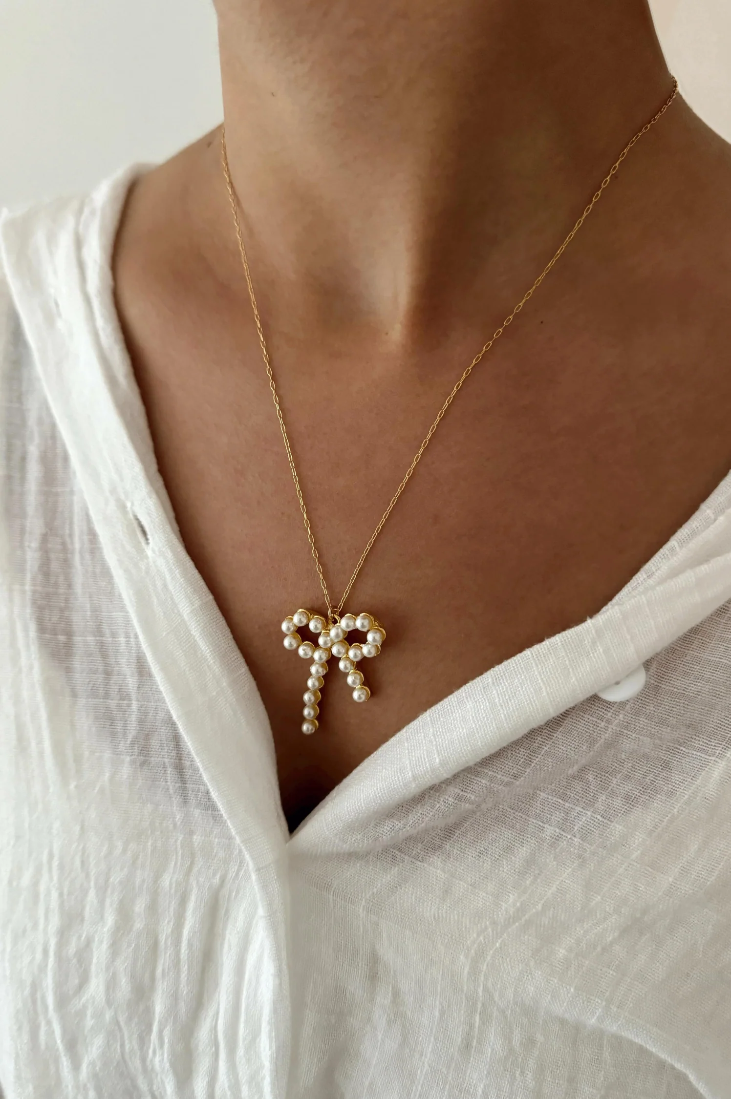 Eloise Bow Necklace - Intensery