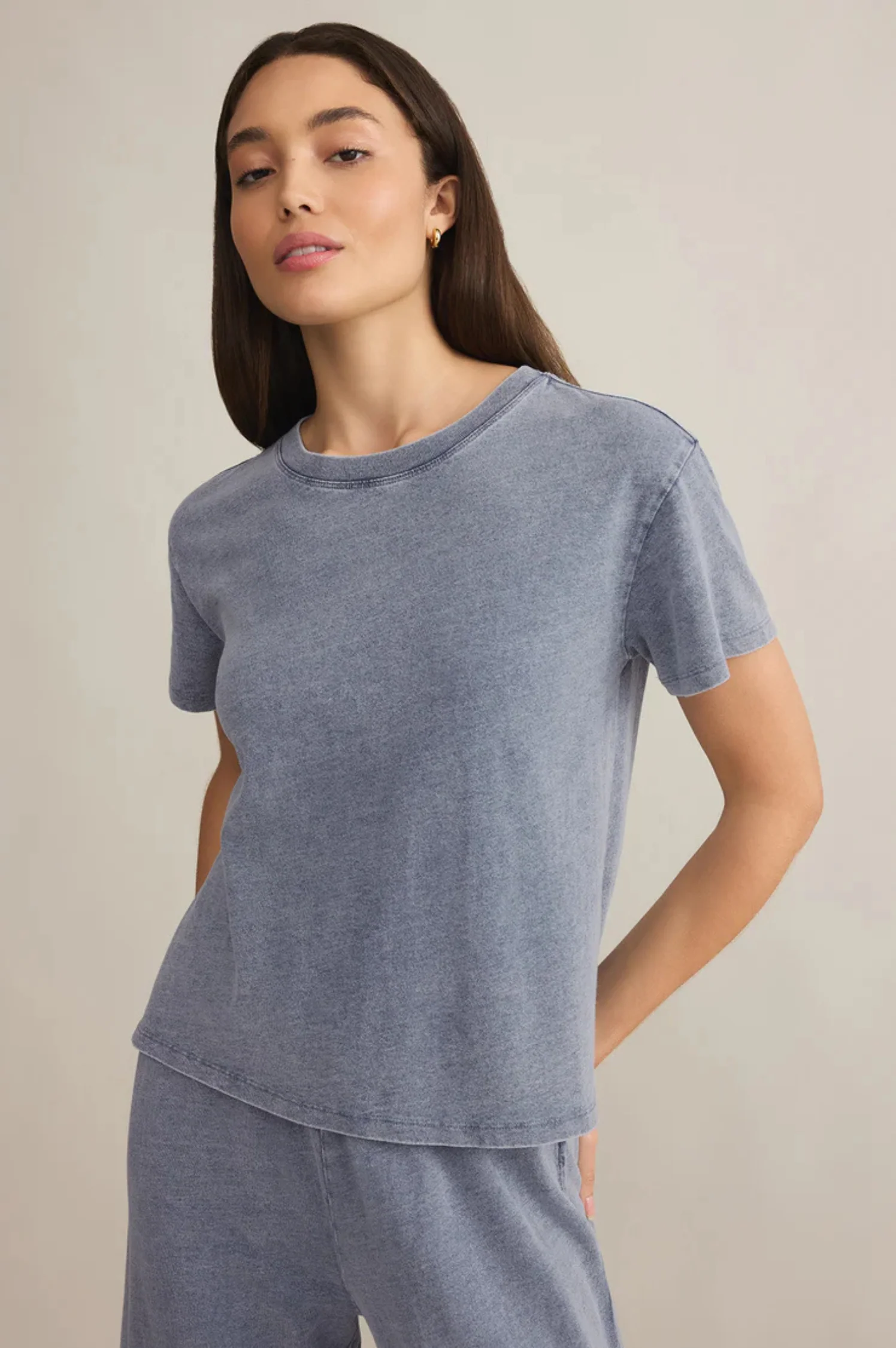 Go To Jersey Denim Tee - Intensery